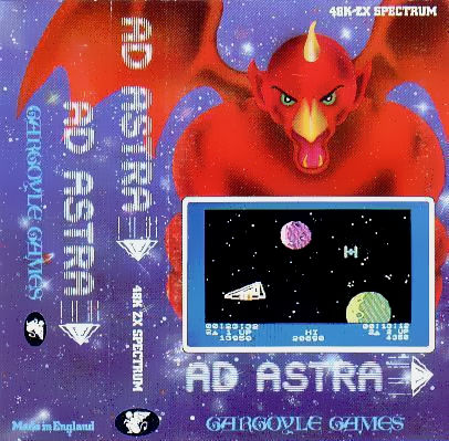Ad Astra box art for ZX Spectrum